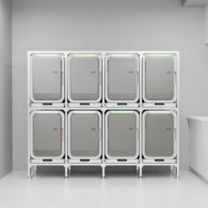 A rack of eight IROs